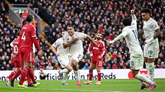 Trực tiếp Liverpool 0-1 Nottingham (hết hiệp 1)