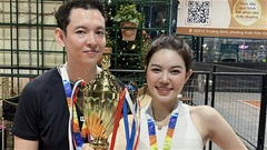 Hotgirl Kiều Trinh lại giành cúp pickleball, nhan sắc ngày càng thăng hạng