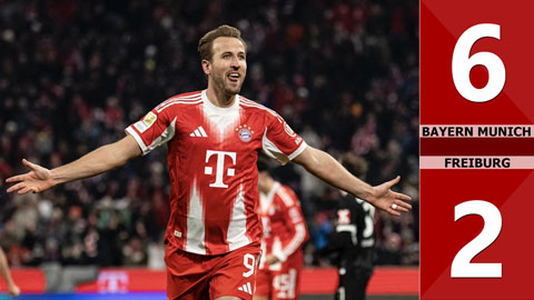VIDEO bàn thắng Bayern Munich vs Freiburg: 6-2 (Vòng 11 Bundesliga 2025/26)