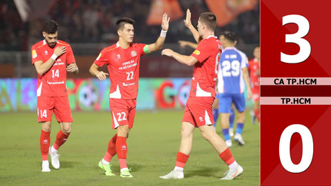VIDEO bàn thắng CA TP.HCM vs TP.HCM: 3-0 (Vòng 1/8 Cúp Quốc gia 2025/16)