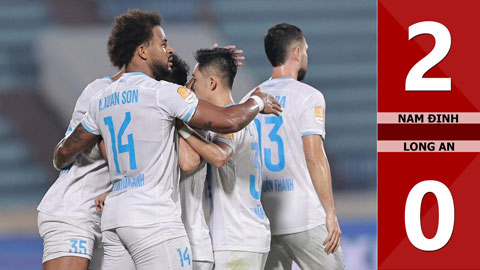 VIDEO bàn thắng Nam Định vs Long An: 2-0 (Vòng 1/8 Cúp Quốc gia 2025/16)