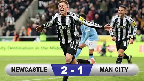 Kết quả Newcastle 2-1 Man City: Người hùng Harvey Barnes