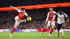 Trực tiếp Arsenal 0-0 Tottenham: Rice suýt có bàn mở tỷ số