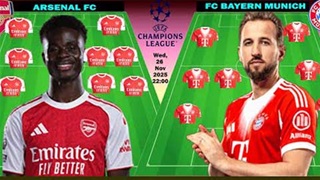 Arsenal vs Bayern sẽ dùng đội hình khủng cỡ nào tại Champions League?