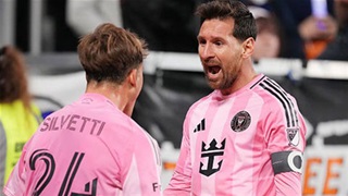 Xem Messi đánh đầu đẹp mắt trong chiến thắng đậm của Inter Miami