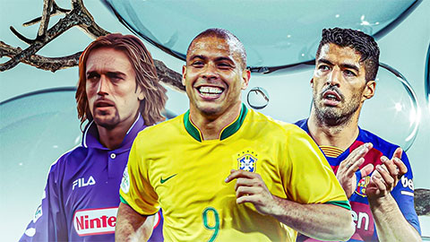 Top 5 số 9 vĩ đại nhất lịch sử: Ronaldo 'béo' xếp số 1