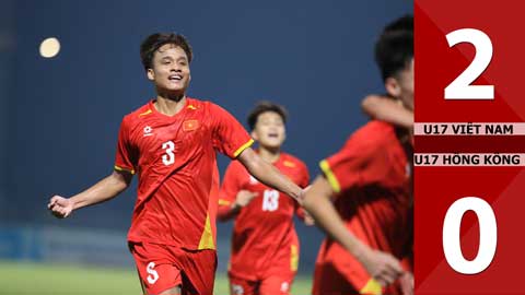 VIDEO bàn thắng U17 Việt Nam vs U17 Hồng Kông (TQ): 2-0 (Vòng loại U17 châu Á 2026)