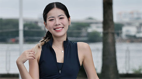 Hotgirl Hương Ly miệt mài tập pickleball, 'ăn ngủ cùng niềm đam mê'