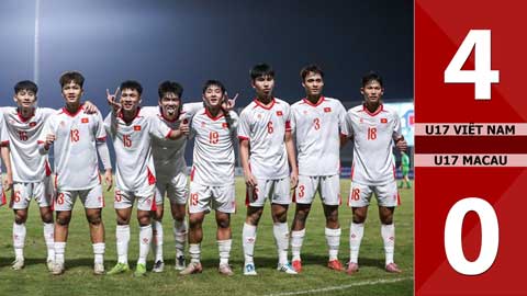 VIDEO bàn thắng U17 Việt Nam vs U17 Macau: 4-0 (Vòng loại U17 châu Á 2025)