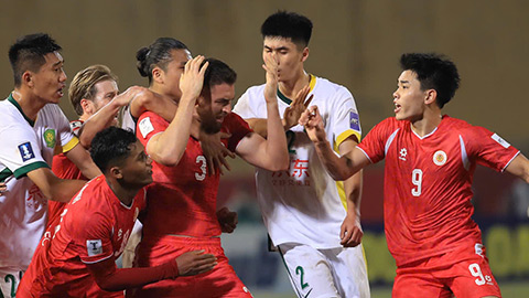 Đội bóng và CĐV Trung Quốc để lại hình ảnh xấu xí khi thua Công an Hà Nội