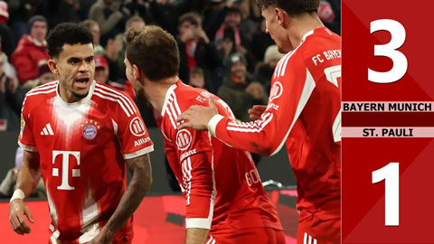 VIDEO bàn thắng Bayern Munich vs St. Pauli: 3-1 (Vòng 12 Bundesliga 2025/26)