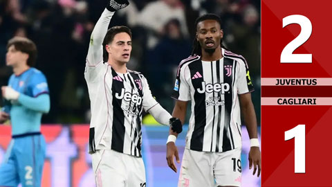 VIDEO bàn thắng Juventus vs Cagliari: 2-1 (Vòng 13 Serie A 2025/26)
