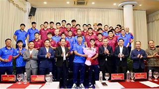 LĐBĐ Việt Nam gặp mặt các đội tuyển bóng đá Việt Nam dự SEA Games 33