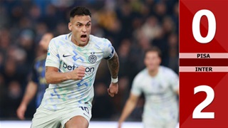 VIDEO bàn thắng Pisa vs Inter: 0-2 (Vòng 13 Serie A 2025/26)
