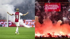 Trận Ajax vs Groningen hỗn loạn vì pháo sáng: Đá 6 phút rồi… bỏ trận!