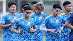 U22 Việt Nam gặp sự cố đầu tiên, chỉ được tập 40 phút ở Thái Lan