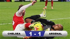 Kết quả Chelsea 1-1 Arsenal: 'Mưa thẻ' ở derby London
