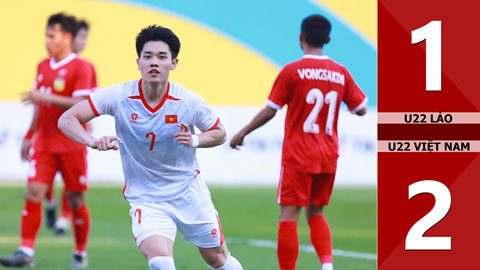 VIDEO bàn thắng U22 Lào vs U22 Việt Nam: 1-2 (Bảng B bóng đá nam SEA Games 33)