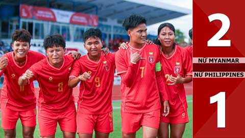 VIDEO bàn thắng Nữ Myanmar vs Nữ Philippines: 2-1 (Bảng B bóng đá nữ SEA Games 33)