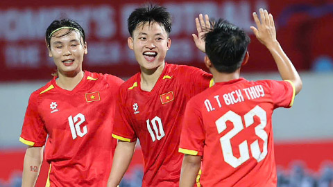 Trực tiếp ĐT nữ Việt Nam 4-0 ĐT nữ Malaysia: Hải Yến lập cú đúp