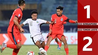 VIDEO bàn thắng U22 Singapore vs U22 Timor Leste: 1-2 (Bảng A bóng đá nam SEA Games 33)