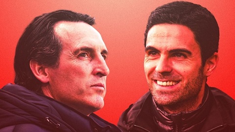 Emery mãi mãi phải ngước nhìn Arteta