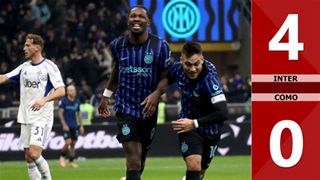 VIDEO bàn thắng Inter vs Como: 4-0 (Vòng 14 Serie A 2025/26)