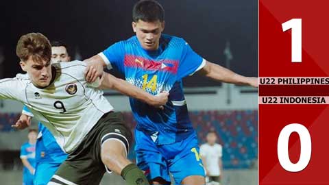 VIDEO bàn thắng U22 Philippines vs U22 Indonesia: 1-0 (Bảng C bóng đá nam SEA Games 33)