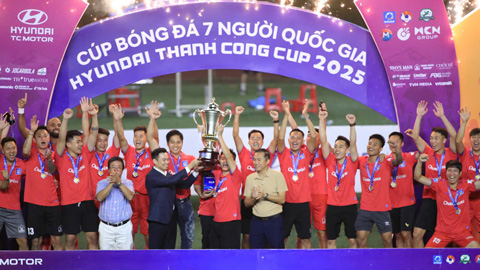 Thiên Khôi giành Cúp bóng đá 7 người Quốc gia 2025