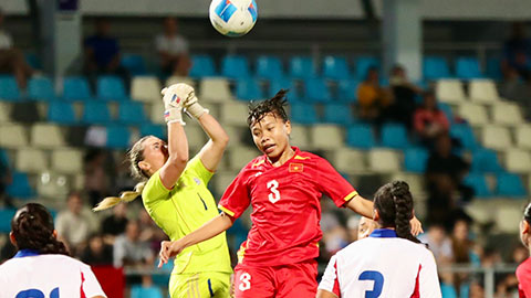Trực tiếp ĐT nữ Philippines 0-0 ĐT nữ Việt Nam: Thủ môn Philippines suýt mắc sai lầm 