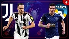 Nhận định bóng đá Juventus vs Pafos, 03h00 ngày 11/12: 'Bà đầm già' khó vui