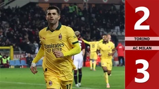 VIDEO bàn thắng Torino vs AC Milan: 2-3 (Vòng 14 Serie A 2025/26)