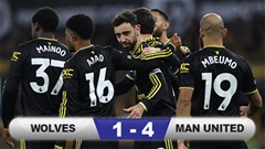 Kết quả Wolves 1-4 MU: Quỷ đỏ đoạt 3 điểm