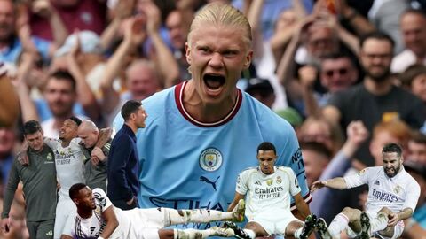 Real Madrid ngăn 'quái vật' Erling Haaland bằng hàng thủ chắp vá