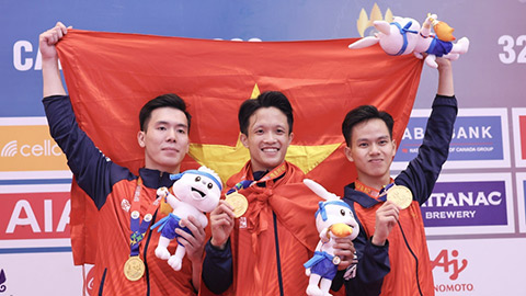 Bảng xếp hạng huy chương SEA Games 33 mới nhất
