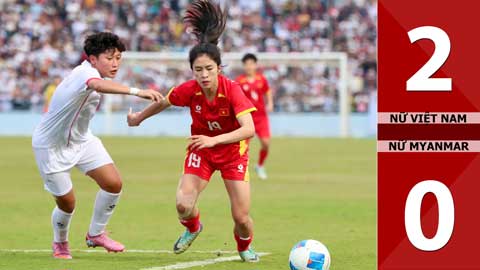 VIDEO bàn thắng Nữ Việt Nam vs Nữ Myanmar: 2-0 (Vòng bảng bóng đá nữ SEA Games 33)