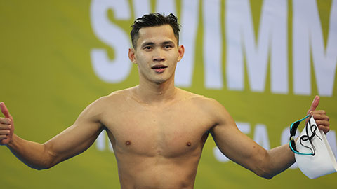 “Hoàng tử ếch” Phạm Thanh Bảo lập kỳ tích: HCV 100m ếch thứ ba liên tiếp tại SEA Games 33