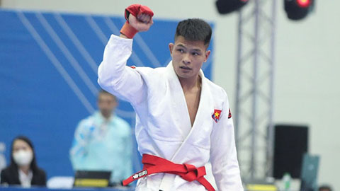 Võ sĩ Đặng Đình Tùng xuất sắc giành HCV đầu tiên của Jujitsu Việt Nam tại SEA Games 33