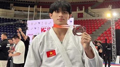 Nam thần Jujitsu cao 1m83 gây sốt với vẻ ngoài điển trai, đoạt HCV SEA Games 33