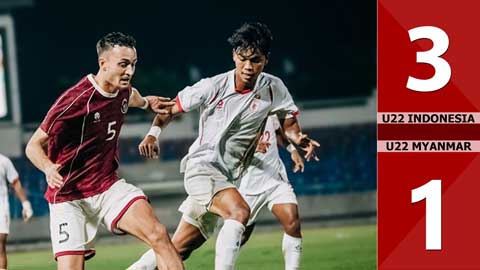 VIDEO bàn thắng U22 Indonesia vs U22 Myanmar: 3-1 (Bảng C bóng đá nam SEA Games 33)