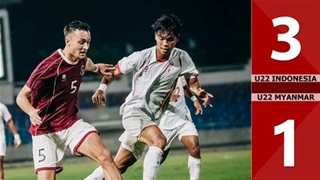VIDEO bàn thắng U22 Indonesia vs U22 Myanmar: 3-1 (Bảng C bóng đá nam SEA Games 33)