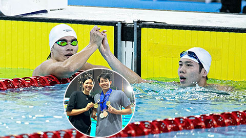 Làm nên kỳ tích, em trai Ánh Viên phá kỷ lục SEA Games