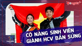 VIDEO Cô nàng sinh viên giúp bắn súng Việt Nam mở ‘kho vàng’ SEA Games 33 với HCV nghẹt thở
