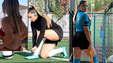 Nữ trọng tài lộ clip sex gây xôn xao