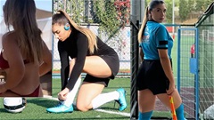 Nữ trọng tài lộ clip sex gây xôn xao