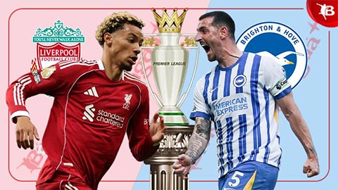 Trực tiếp Liverpool vs Brighton, 22h00 ngày 13/12