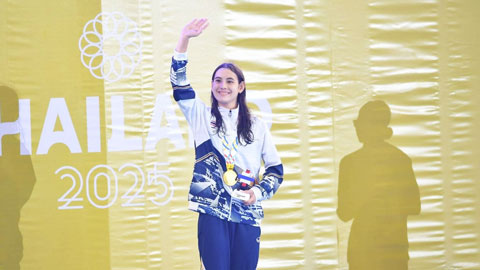 Mia Millar mang về tấm HCV lịch sử cho bơi lội Thái Lan tại SEA Games 33