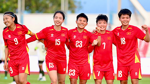 ĐT nữ Việt Nam nhận tin cực vui sau khi lập kỷ lục SEA Games