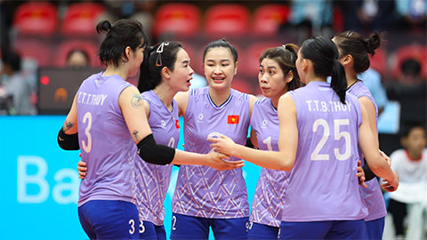 Thắng áp đảo Philippines, ĐT bóng chuyền nữ Việt Nam vào chung kết SEA Games 33