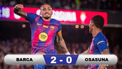 Kết quả Barca 2-0 Osasuna: Show diễn của Raphinha